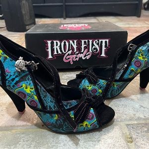 NIB Iron Fist sugar frosted heels. Never worn! Comes with original box.